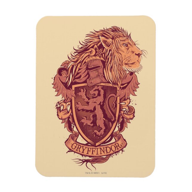 Harry Potter | Gryffindor Lion Crest Magnet (Vertical)