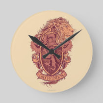 Harry Potter | Gryffindor Lion Crest Round Clock