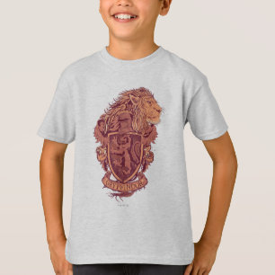 Harry Potter   Gryffindor Lion Crest T-Shirt