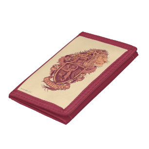 Harry Potter Gryffindor Lion Crest Tri-fold Wallet