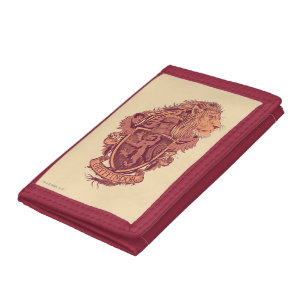 Harry Potter   Gryffindor Lion Crest Trifold Wallet