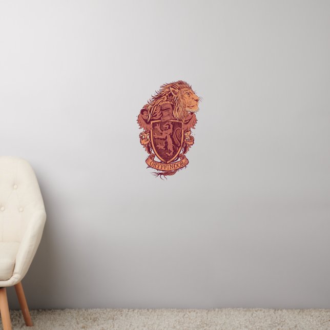 Harry Potter | Gryffindor Lion Crest Wall Decal (Living Room 2)