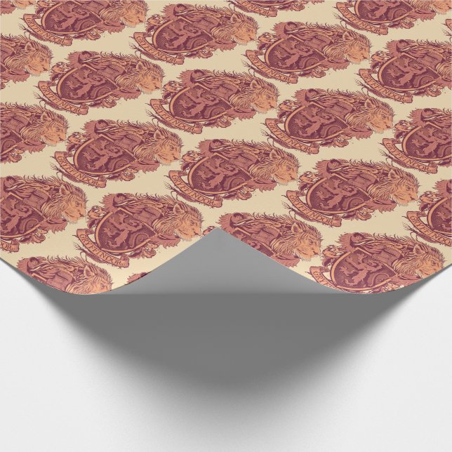 Harry Potter | Gryffindor Lion Crest Wrapping Paper (Corner)