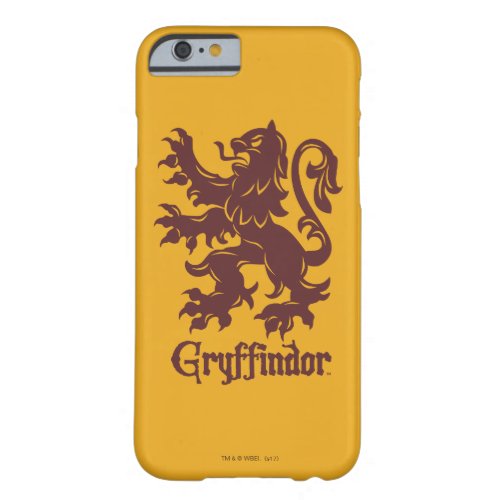 Harry Potter  Gryffindor Lion Graphic Barely There iPhone 6 Case