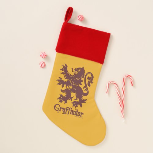 Harry Potter  Gryffindor Lion Graphic Christmas Stocking