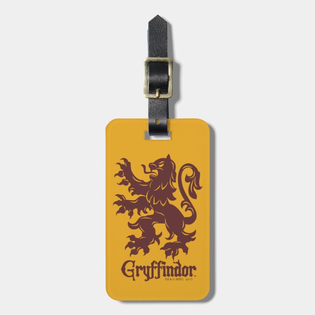 Harry Potter | Gryffindor Lion Graphic Luggage Tag (Front Vertical)
