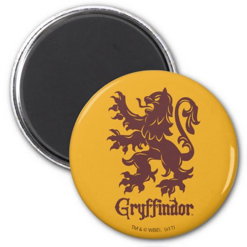 Harry Potter  Gryffindor Lion Graphic Magnet