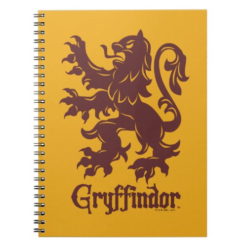 Harry Potter  Gryffindor Lion Graphic Notebook