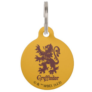 Harry Potter Gryffindor Lion Graphic Pet ID Tag