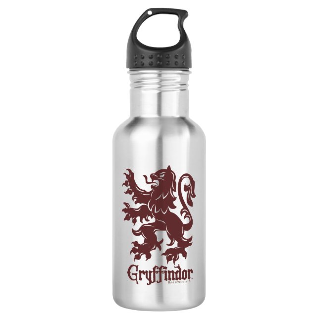 Harry Potter | Gryffindor Lion Graphic Stainless Steel Water Bottle (Front)