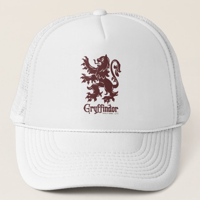 Harry Potter | Gryffindor Lion Graphic Trucker Hat (Front)