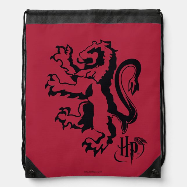 Harry Potter | Gryffindor Lion Icon Drawstring Bag (Front)