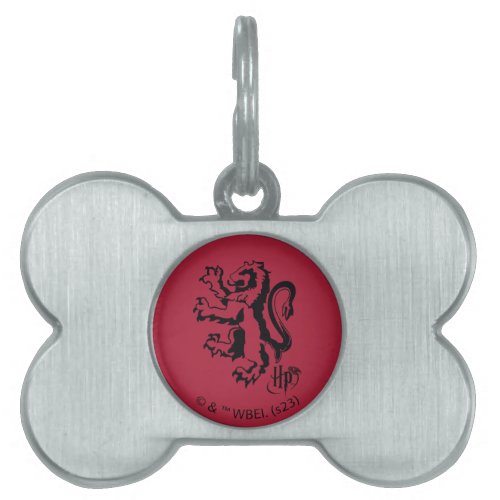 Harry Potter  Gryffindor Lion Icon Pet ID Tag