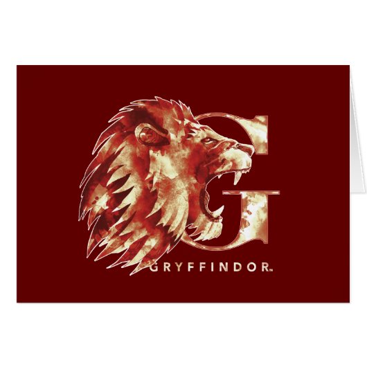 Harry Potter | GRYFFINDOR™ Lion Watercolor (Front Horizontal)