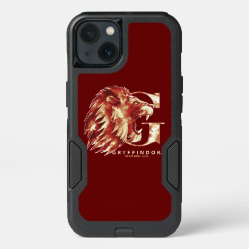 Harry Potter  GRYFFINDOR Lion Watercolor iPhone 13 Case