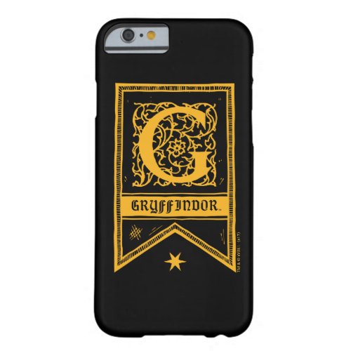 Harry Potter  Gryffindor Monogram Banner Barely There iPhone 6 Case