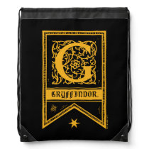 Harry Potter | Gryffindor Monogram Banner Drawstring Bag Harry Potter | Gryffindor Monogram Banner Drawstring Bag