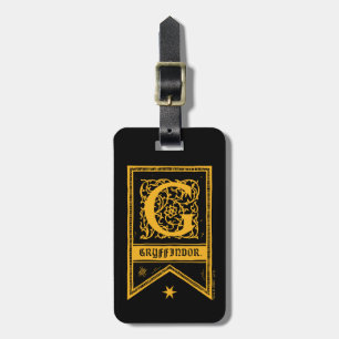 Harry Potter Gryffindor Monogram Banner Luggage Tag