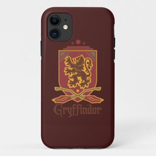 Harry Potter  Gryffindor QUIDDITCH  Badge iPhone 11 Case