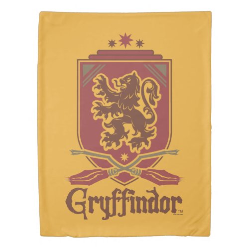 Harry Potter  Gryffindor QUIDDITCH  Badge Duvet Cover