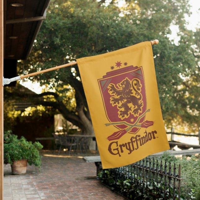 Harry Potter | Gryffindor QUIDDITCH™  Badge House Flag (In SItu)