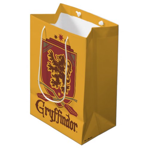 Harry Potter  Gryffindor QUIDDITCH  Badge Medium Gift Bag