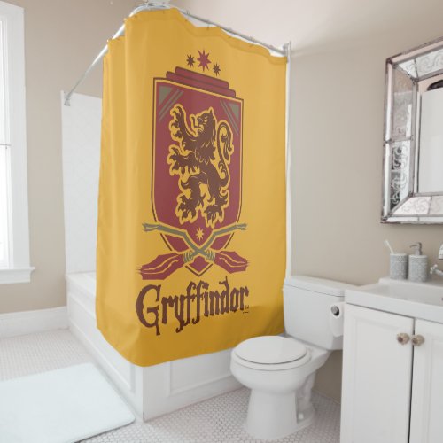 Harry Potter  Gryffindor QUIDDITCH  Badge Shower Curtain
