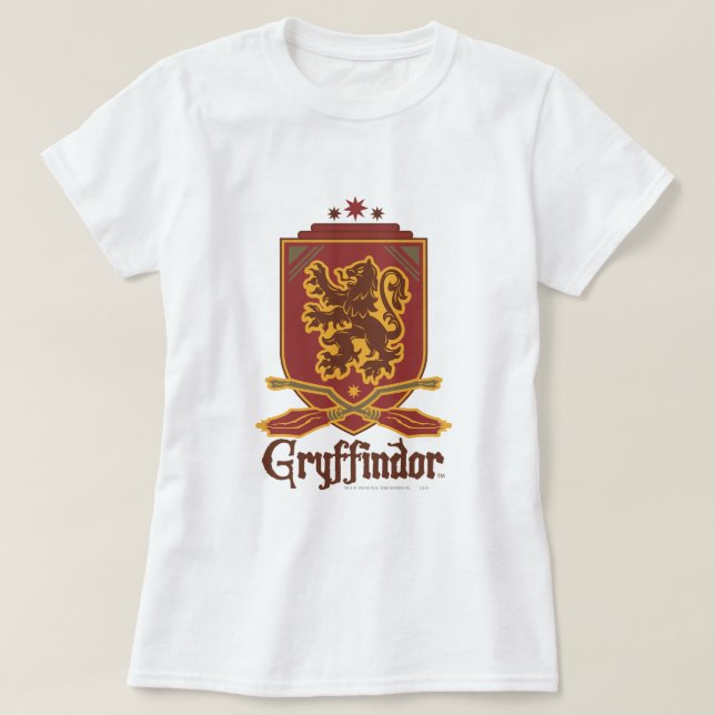 Harry Potter | Gryffindor QUIDDITCH™  Badge T-Shirt (Design Front)