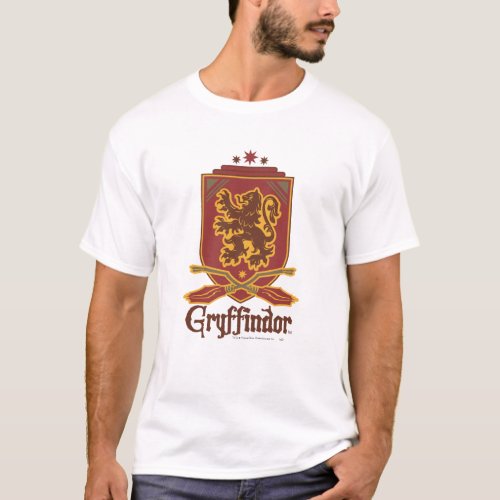 Harry Potter  Gryffindor QUIDDITCH  Badge T_Shirt