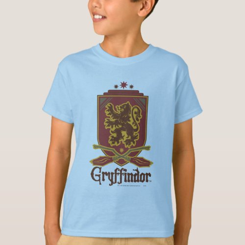 Harry Potter  Gryffindor QUIDDITCH  Badge T_Shirt