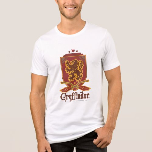 Harry Potter  Gryffindor QUIDDITCH  Badge Tri_Blend Shirt