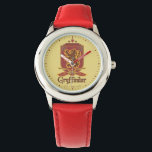 Harry Potter | Gryffindor QUIDDITCH™ Badge Watch<br><div class="desc">Whether you're a chaser, a beater, a keeper or a seeker this fun, colorful design will appeal to any Gryffindor that's a fan of the wizarding sport - Quidditch! You need to be brave to play this dangerous game. Just ask Harry Potter! He has broken bones, be hit by rogue...</div>