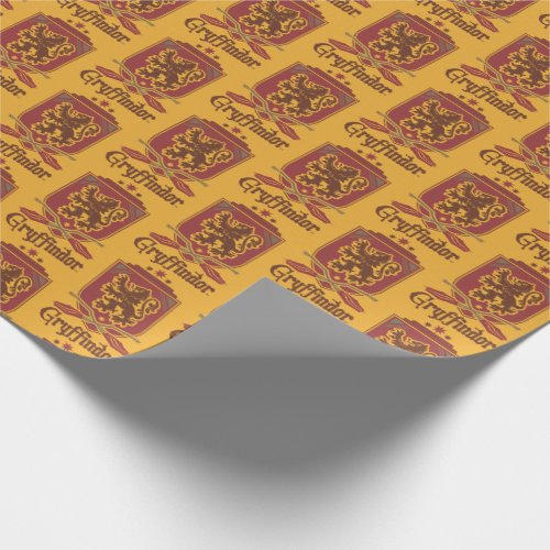 Harry Potter  Gryffindor QUIDDITCH  Badge Wrapping Paper