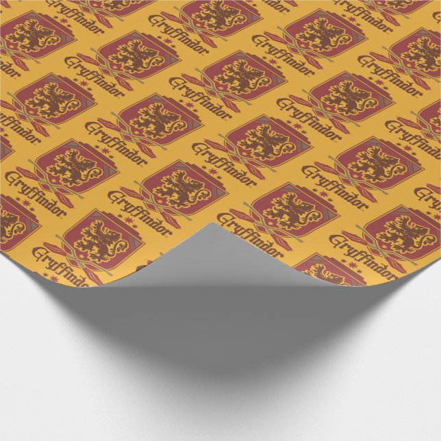 Harry Potter | Gryffindor QUIDDITCH™  Badge Wrapping Paper (Corner)