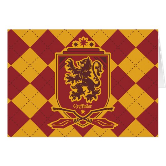 Harry Potter | Gryffindor QUIDDITCH™ Crest Cards (Front Horizontal)