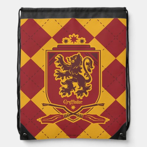 Harry Potter  Gryffindor QUIDDITCH  Crest Drawstring Bag