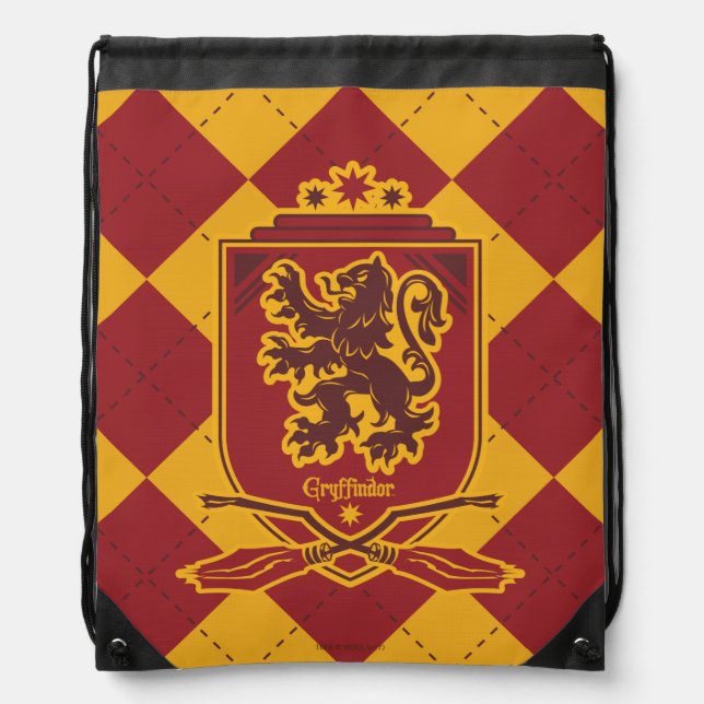 Harry Potter | Gryffindor QUIDDITCH™  Crest Drawstring Bag (Front)