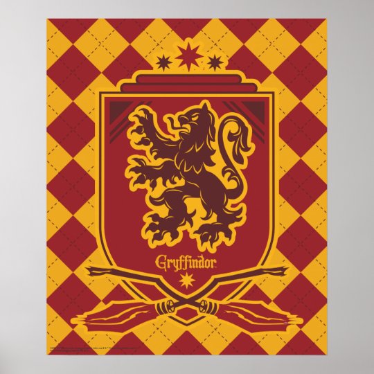 Harry Potter House Gryffindor 30x50 Fabric Banner 