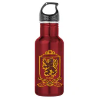 Harry Potter | Gryffindor QUIDDITCH™ Crest Stainless Steel Water Bottle |  Zazzle