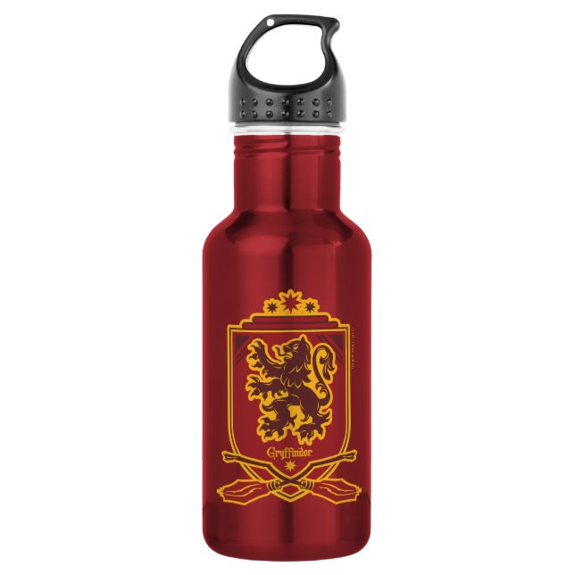 Harry Potter | Gryffindor QUIDDITCH™  Crest Stainless Steel Water Bottle (Front)