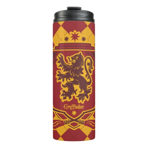 Harry Potter  Gryffindor QUIDDITCH  Crest Thermal Tumbler