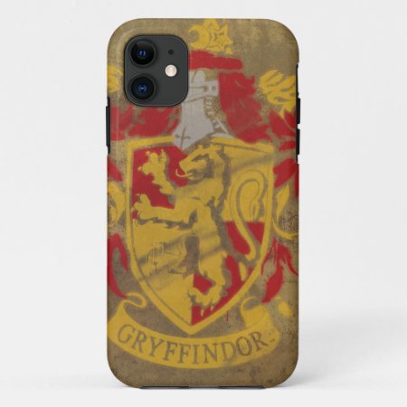 Harry Potter | Gryffindor - Retro House Crest Iphone 11 Case