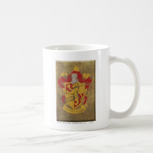 Harry Potter  Gryffindor _ Retro House Crest Coffee Mug