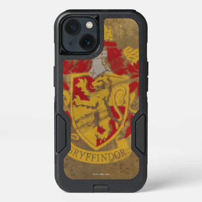 Harry Potter | Gryffindor - Retro House Crest Otterbox iPhone Case (Back)