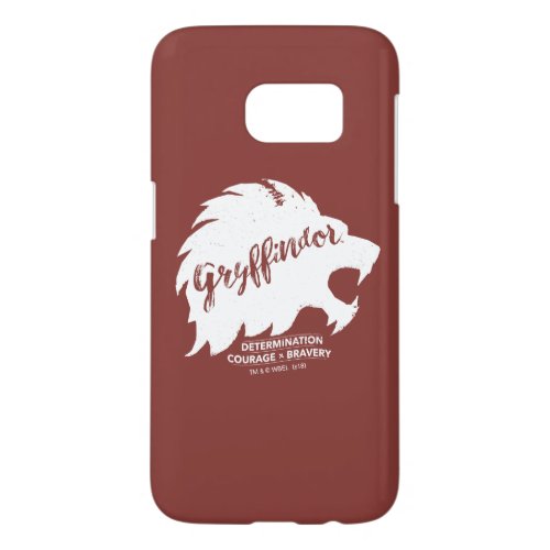 Harry Potter  GRYFFINDOR Silhouette Typography Samsung Galaxy S7 Case