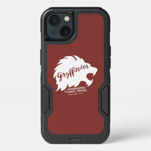 Harry Potter  GRYFFINDOR Silhouette Typography iPhone 13 Case