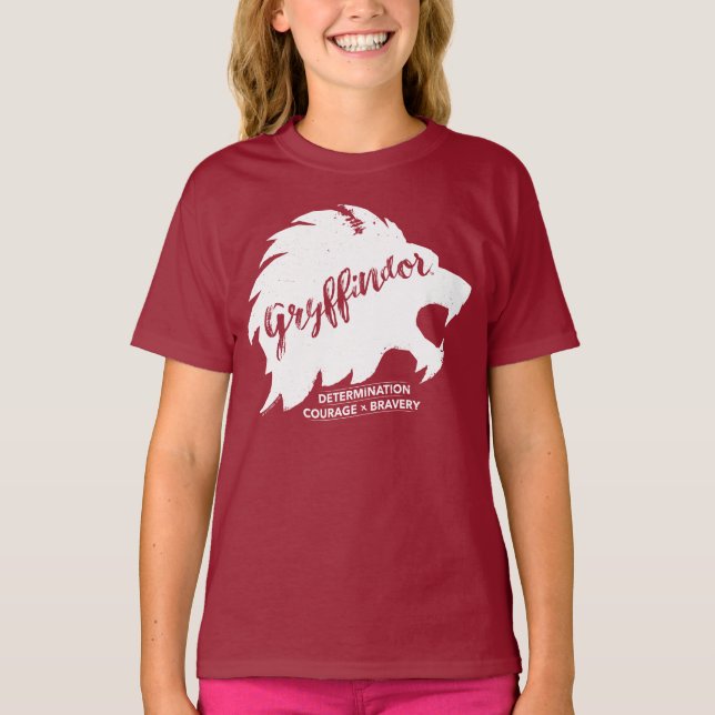 Harry Potter | GRYFFINDOR™ Silhouette Typography T-Shirt (Front)