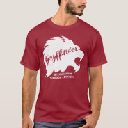 Harry Potter | Gryffindor™ Silhouette Typography T-shirt at Zazzle