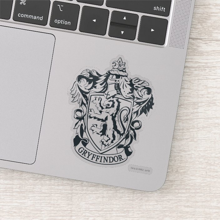 Harry Potter | Gryffindor Stencil Sketch Sticker | Zazzle.com