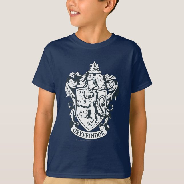 Harry Potter | Gryffindor Stencil Sketch T-Shirt (Front)